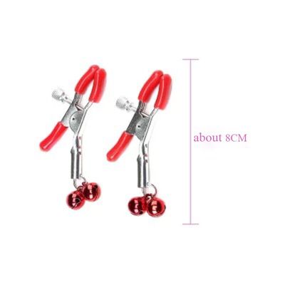 Torture device female breast clip with clitoris clip with labia clip with breast clip with titillate bell clip with male penis c