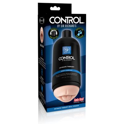 Sir Richards - Control Intimate Therapy Deep Comfort Oral Stroker (Beige)