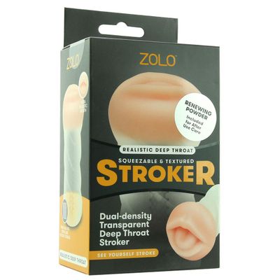 Realistic Dual Density Deep Throat Stroker