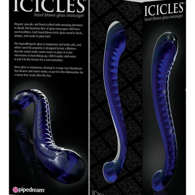 Pipedream - Icicles No 70 Hand Blown Massager (Blue)