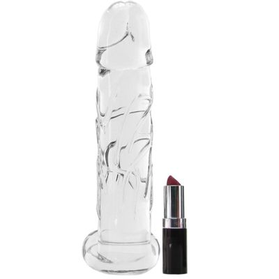 Blown Large Realistic Glass Dildo