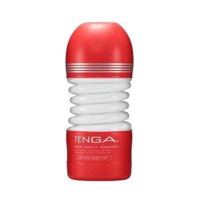 Tenga - New Rolling Head Cup Masturbator (Red)