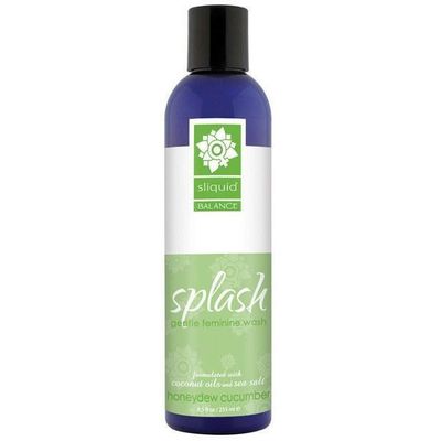 Sliquid - Splash Feminine Wash 8.5 oz Honeydew Cucumber (Green)