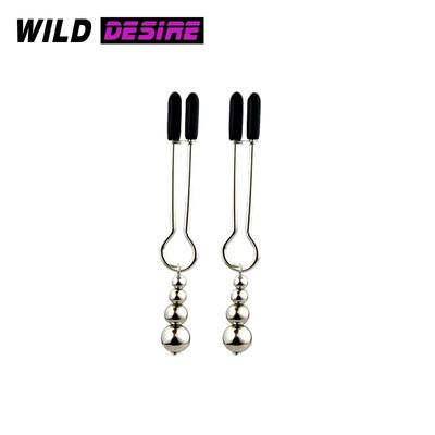 Women Clamp for nipples with chain Labia Clip Weights Nipple Clips choker lesbian Sex 18 Toys for girls erotic porn toys BDSM