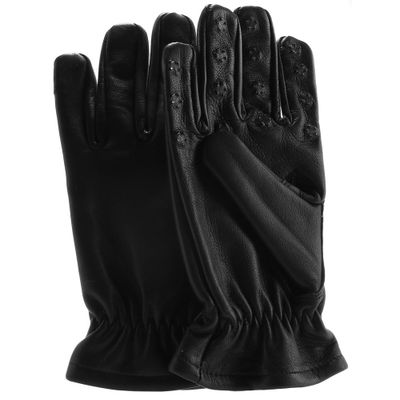 Black Leather Vampire Gloves - XL