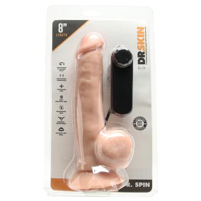 Dr. Spin 8 Inch Gyrating Realistic Dildo