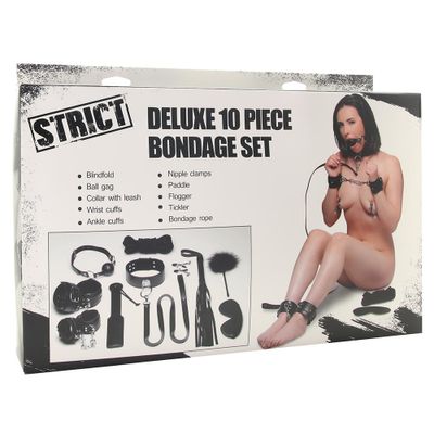 Strict Deluxe 10 Piece Bondage Set