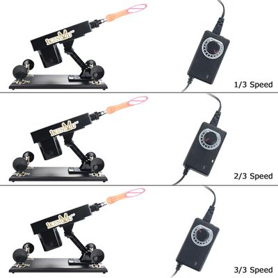 iKenmu Machine Gun Combination For Sex Automatic Thrusting & Pumping Machine Sex Device With A Free Pink Mini Vibrator Egg Gift