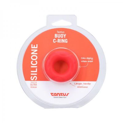 Tantus Buoy C-ring &#8211; Small &#8211; Crimson