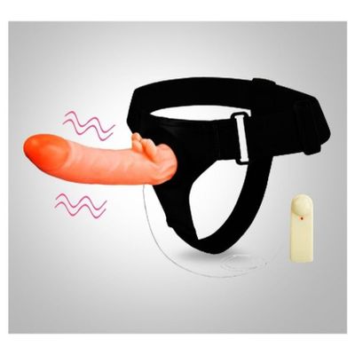 KAMAHOUSE STRAP-ON DILDO VIBRATOR WITH ATTACHED VAGINA PREMIUM QUALITY