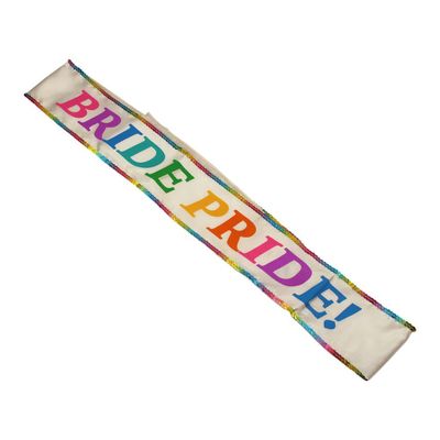 Bride Pride Wedding Sash