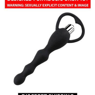 Anal Sex Toy For Men and Women Vibrating Bead By Naughty Nights + Free Lube