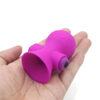 ORISSI Nipple Sucker Vibrating Bullet Nipple Vibrator Suction Cup Breast Massager Clitoris Stimulator Sex Toys for Woman