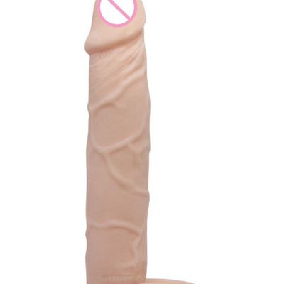 KAMAHOUSE PREMIUM QUALITY 6.2" REALISTIC PENIS SLEEVES W/ SOLID HEAD EXTRA INCHES