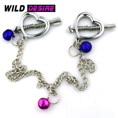 Nipple sex toys BDSM Accessories Products for mature women Intimate goods nipple clip women's accessories breast bondage steel