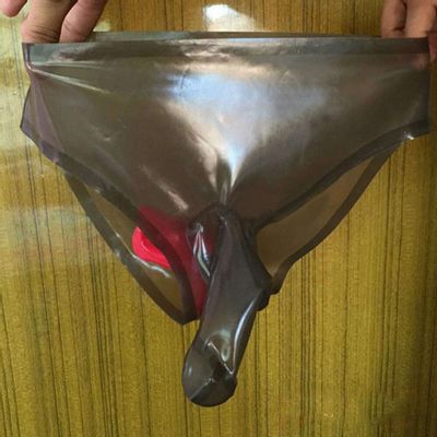 Briefs Latex Shorts With Penis Condom ANUS Condom Natural sex toys for couples  sex toys latex condoms sex underwear for male
