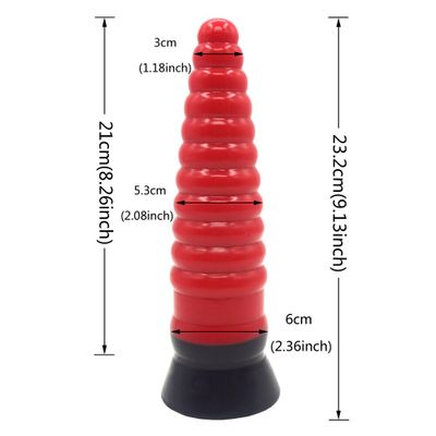 Female Masturbation Soft Stick Animal Dildo Pagoda Realistic Liquid Silicone Simulation Penis Sex Toy For Women Erotic Shop