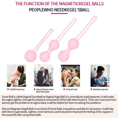 Silicone Vaginal Chinese Smart Kegel Balls Sex Toys For Women Vagina Tighten Shrinking Ball For Pussy Geisha Balls Sex Products