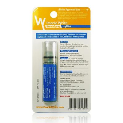 Pearlie White - Anti Bacterial Breathspray IcyMint 8.5ml (Blue)