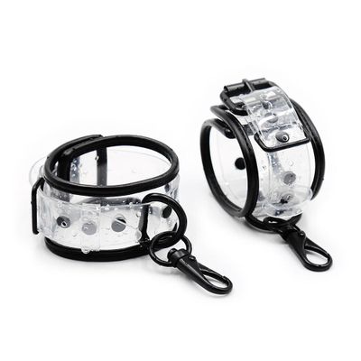 Transparent Bondage Set Handcuffs Sex Toys for Women with Bdsm Mask Adults Game for Couples Bdsm Sexy Bondage Fetish