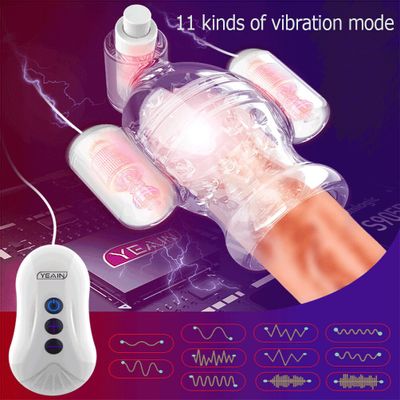 YEAIN Penis Glans Massager Delay Lasting Trainerr Male Masturbator Sex Products Stimulator Bullet Vibrator Sex Toys For Men