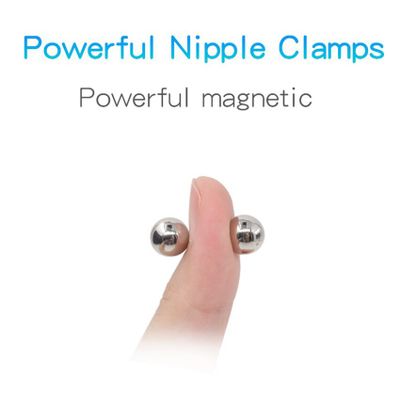 Metal Breast Nipple Clamps Magnetic Nipple Ball Adult Flirting Games Stimulator Papilla Clip Balls Sex Vaginal Balls Sex Toys