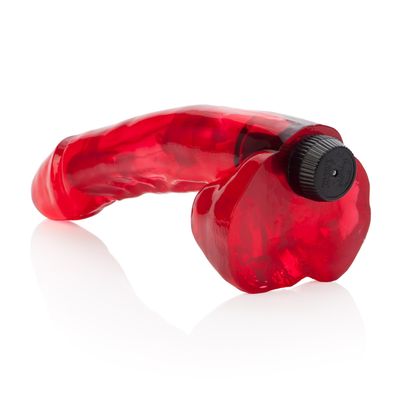 California Exotics - Cherry Scented Vibro Dong Vibrator (Red)