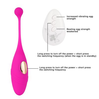 Love Egg Vibrator Wireless Remote Powerful 10 Mode Vibrations Remote Control Vibrating Egg G- Spot Vibrator Sex Toy for Women
