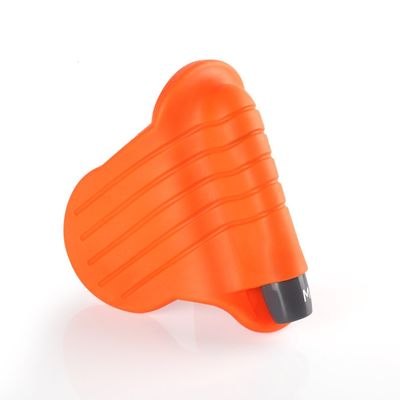 Maia Toys - Silicone Vibrating Stroker Masturbator (Orange)