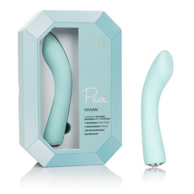 Calexotics - Pave Silicone G-Spot Vibrator Vivian (Blue)