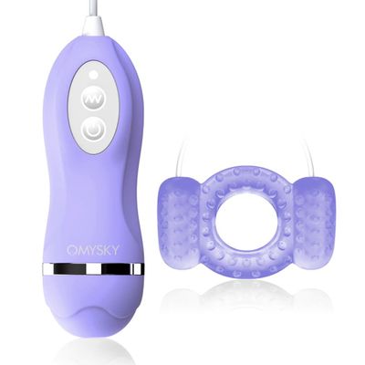 10 Frequency Penis Vibration Delay Ring Dual Vibrating Eggs Silicone Vibrator Clitoris Vaginal Stimulation Sex Toys for Couples