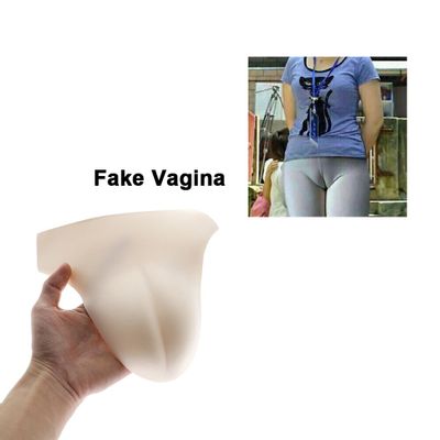 Female Fake Vagina Underwear Control Panty Insert Padded Panties False  Pussy