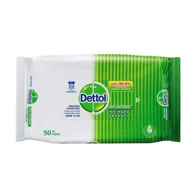Dettol - Anti Bacterial Wet Wipes 50S