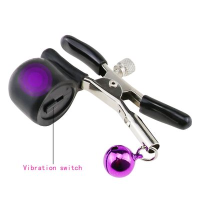 COCOLILI Electric Nipple Clamps Vibrator Adjustable Entertainment Clip Breast Stimulator Massager Women Sex Toy Adult Game