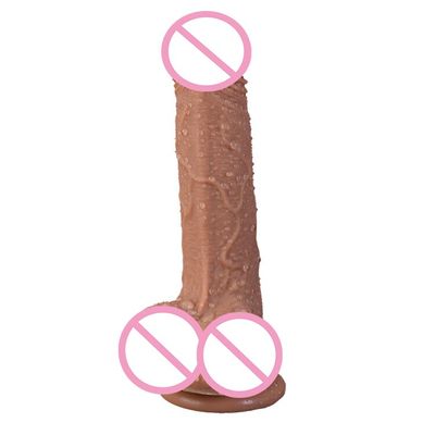 Female Realistic Skin Super Large Dildo Double Layer Silicone Big Dick Cock Sex Toy for Women