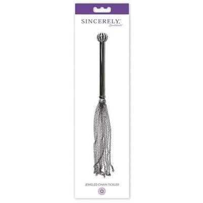 Sportsheets - Sincerely Jeweled Chain Tickler (Silver)