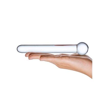 Glas - Straight Glass Dildo 7" (Clear)