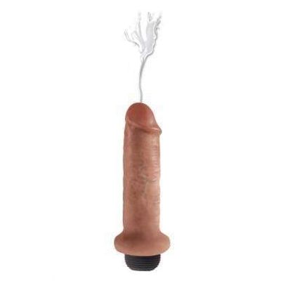 Pipedream - King Cock Squirting Cock 6" (Brown)