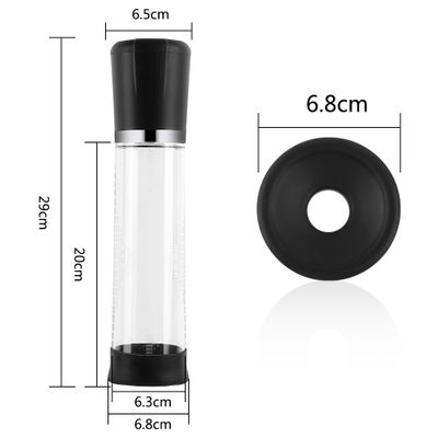 Penis Pump Vibrator Electronic LCD Display USB Rechargeable Male Vacuum Pump Penis Enlargement Automatic Pump Toys For Adults