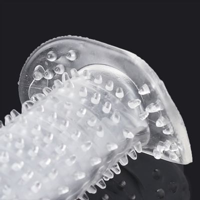 New Hot Reusable Full Cover Penis Sleeve Ring Delay Impotence Erection Condoms for Sex Adult Men B Style 1 Pcs
