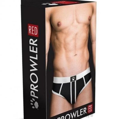 Prowler Red Ass Less Brief Wht Lg