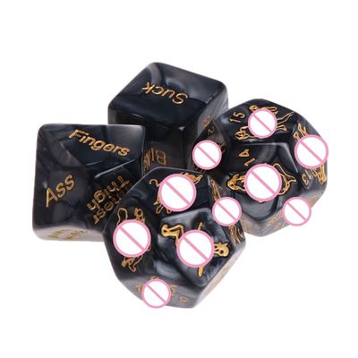 4 PCS Fun Acrylic Dice Love Dice Sex Dice Erotic Dice Love Game Toy Couple Gift DORP SHIPPING