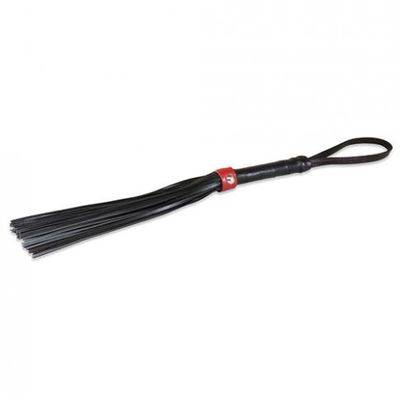 Sultra 14 inches Lambskin Flogger Black Red