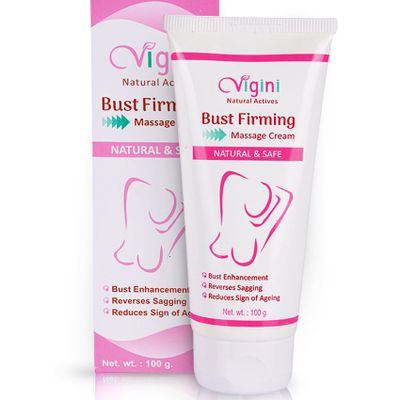 Vigini 100% Natural Actives Breast Bust Firming Tightening Enlargement Increase Growth Massage Gel Cream,Non sticky as  spray oil,Increaser Development makes  Bust Boobs Look Full Sexy 36 of girls women,Used with Breast capsules pads pumps,Ayurvedic Herbal