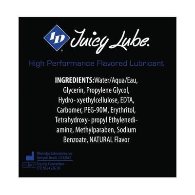ID Lube - ID Juicy Lube Wild Cherry Flavored Waterbased Lubricant 3.8oz