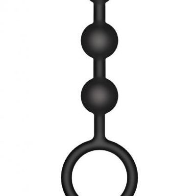 Frederick&#8217;s of Hollywood Silicone Anal Beads Black