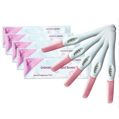 5pcs HCG Early Pregnancy Test Strips Home Private Measuring Women ULTRA EARLY Testing Kits Pregnancy Test Kit 12-0459