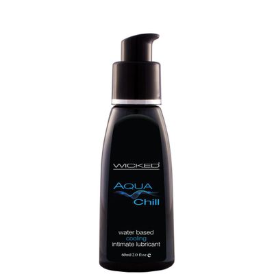 Aqua Chill Cooling Water Based Lube - 2oz/60mL