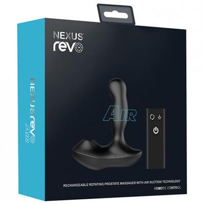 Nexus Revo Air Rotating Prostate Massager W/suction &#8211; Black