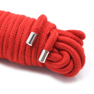 High Quality 5M Cotton Bondage Rope For Bdsm Adults Games To Binding Binder Restraint,Erotic Body Harness Role Play Sex Toys